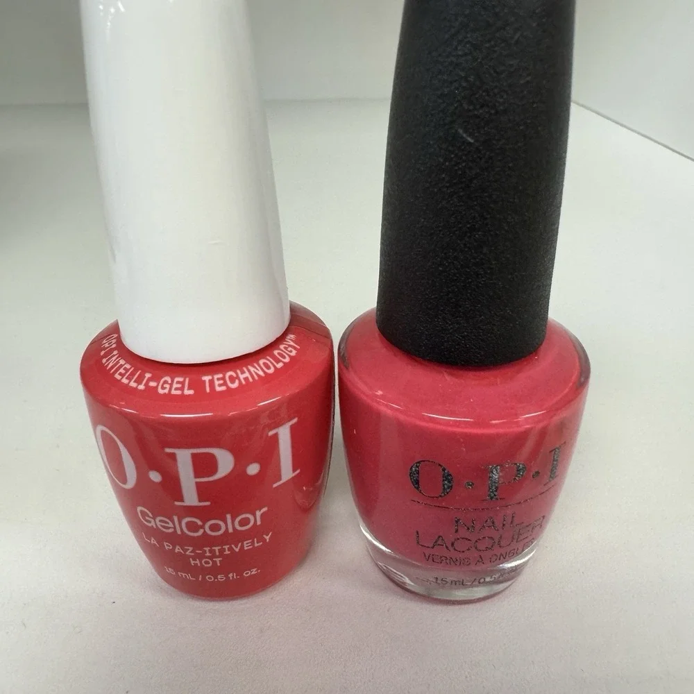 OPI - Matching Duo - A20 - La Paz-itively Hot - Gel+ Nail Polish